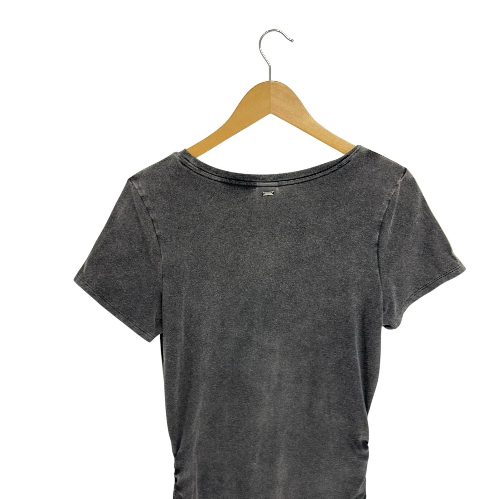 UNDERCOVER Abito ROSA Victorias Secret increspato manica corta girocollo mini maglietta taglia L