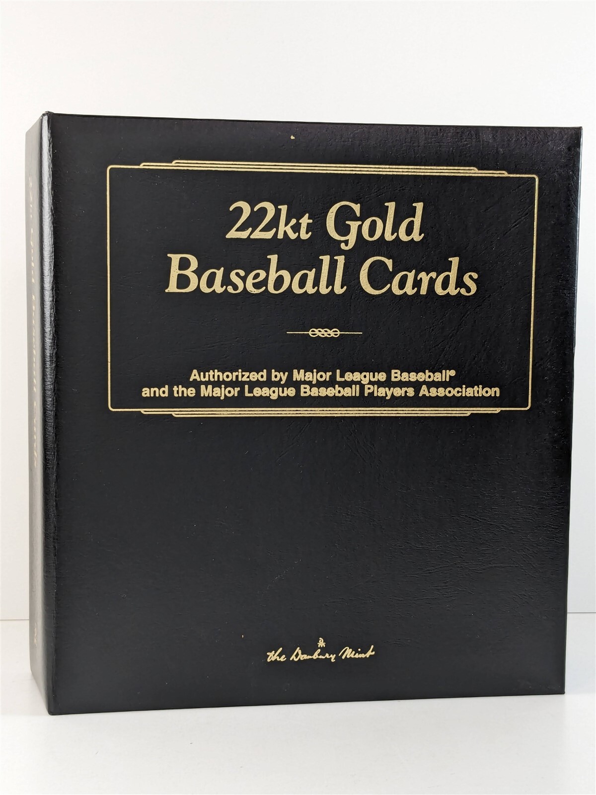 Danbury Mint 22kt Gold Plated Baseball Cards Set of 60 w/Binder eBay