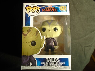 Funko Pop Marvel Captain Marvel Talos Bobble Head #431