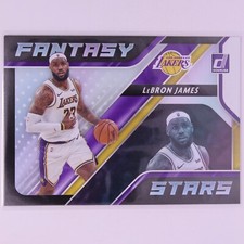 2020 Donruss Optic Basketball NBA Fantasy Stars LeBron James #1 Lakers