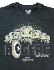 Funko POP! Marvel Collector Corps Disney+ 2.0 ROGERS THE MUSICAL Hawkeye T-Shirt