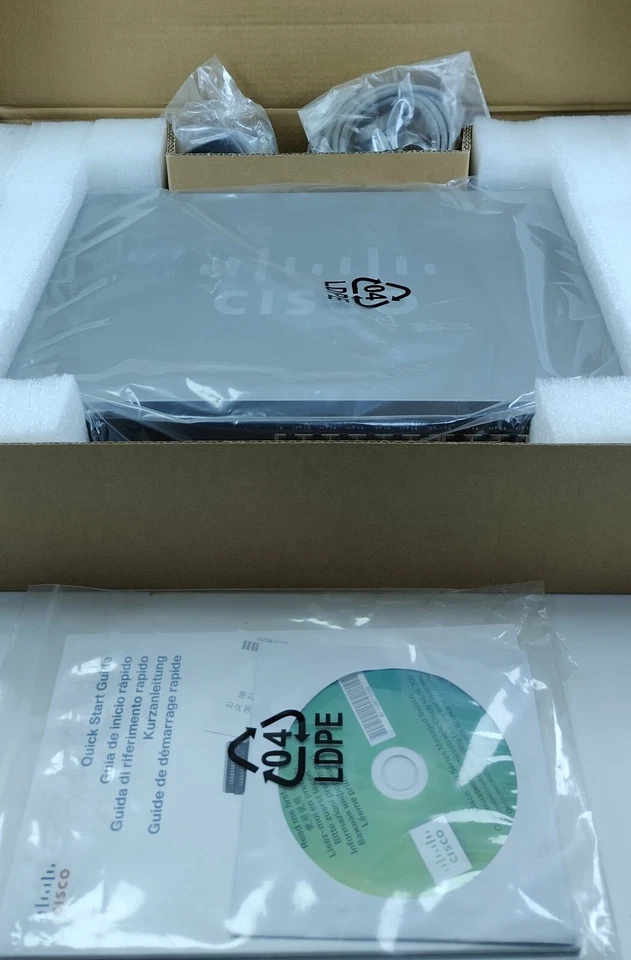 CISCO SF300-24PP 24 Port Managed POE+ Network Switch with Gigabit - Image 3 of 4