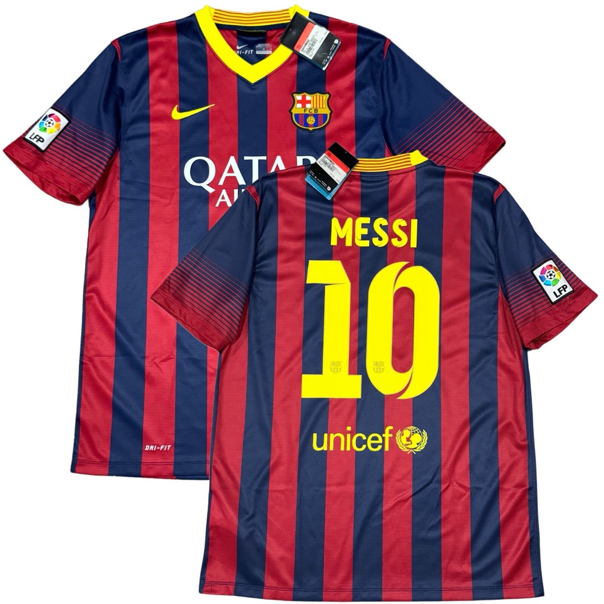 Nike FC Barcelona MESSI 2014 ユニフォーム FC Barcelona Lionel Messi 2013/2014 Home Jersey | eBay