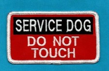 SERVICE DOG DO NOT TOUCH - Service Dog vest patch