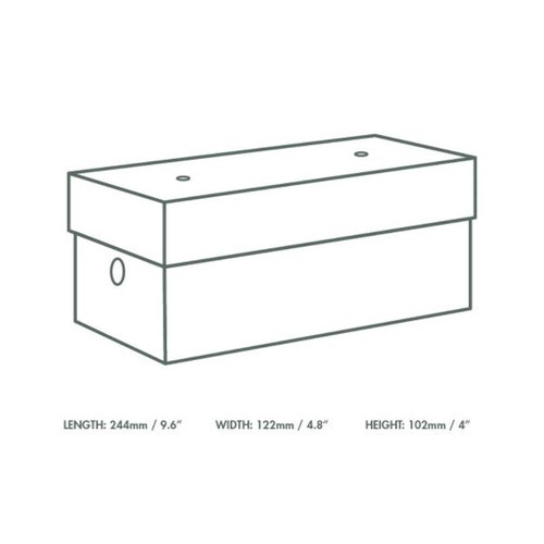 Pack Of 100 Premium Burger Meal Box, 24.5 x 12cm/9 x 5in - Picture 4 of 4