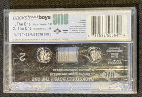 BACKSTREET BOYS - ONE (UK CASSETTE TAPE SINGLE) - Picture 3 of 3
