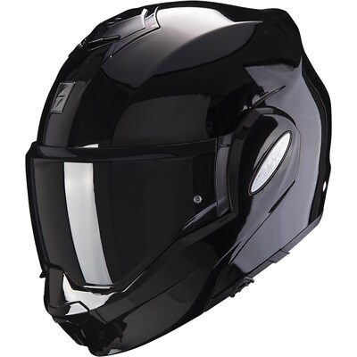 Motorrad Helm M - Scorpion EXO-Tech Evo Solid Klapphelm - schwarz