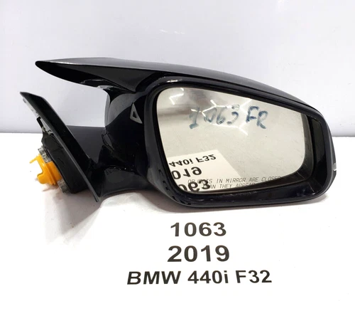 ✅ 14-20 OEM BMW F32 F33 F36 Passenger Side Mirror Assembly Heated Black *NOTE