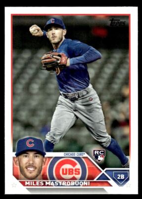 Miles Mastrobuoni 2023 Topps Series 2 Two | Rookie Card RC #592 Chicago Cubs