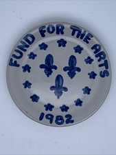 M A Hadley~Pottery~4&rdquo; Coaster~Fund for the Arts~1982~