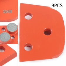 9 Pack Trapezoid Grinding Disc Hard Bond for Concrete Lavina Grinder #30/40 Grit