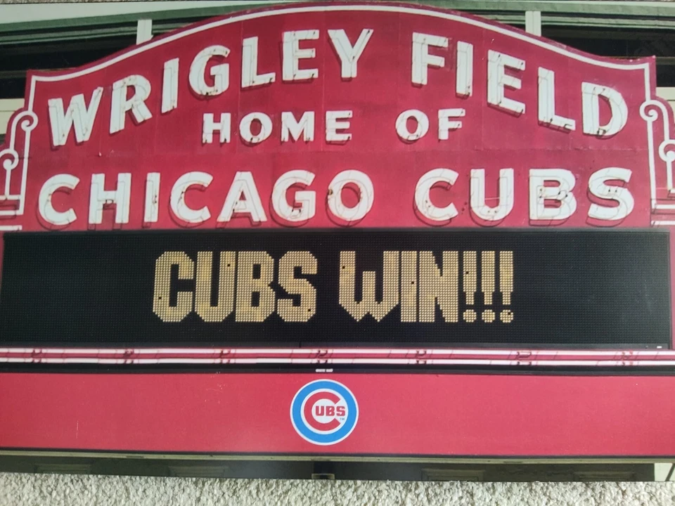 Wrigley Field Home Of Chicago Cubs ~ Cubs Win!!! ~ Going Out Of Business Sale ~ - Image 2 of 4