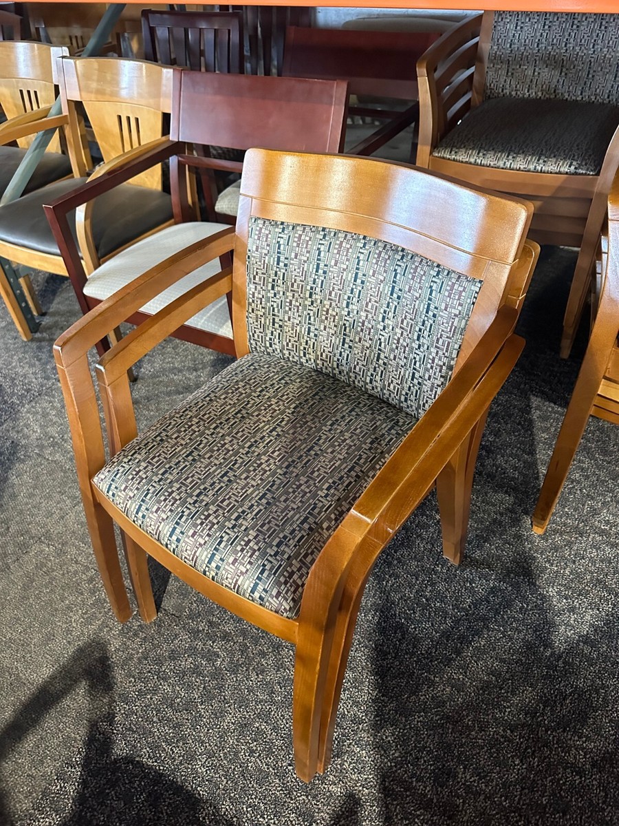 Napa Espresso Armless Bankers Chair Espresso Haworth Wood Delicate