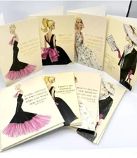 Barbie Notecards w/ Coco Chanel Fashion Quotes Graphique Robert Best 20 Cards