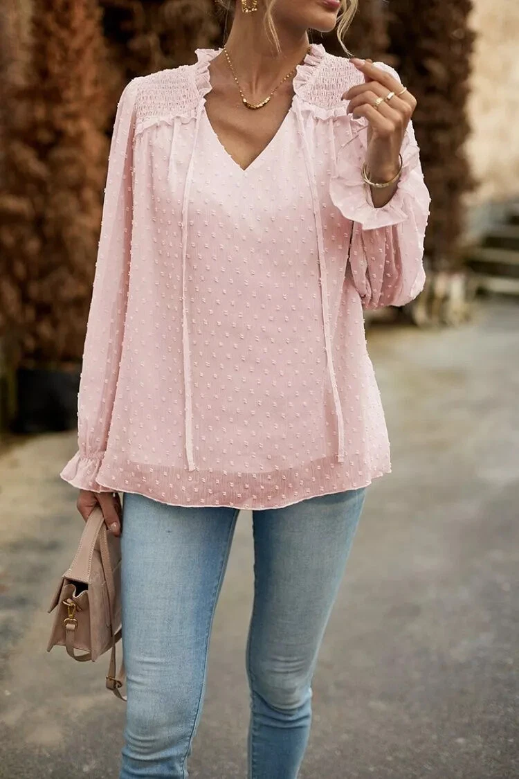 Floerns Camicetta Chiffon Donna Senza Maniche Con Scollo In Pizzo: Elegante, Traspirante, Perfetta Per L'Estate, Taglie XS-L - 2