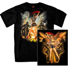 Hot Leather Cafe Racer Black Short Sleeves T-Shirt