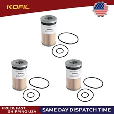 3PCS FS19727 Fuel Water Separator Filters For Cummins Davco 382 Replace FS19729