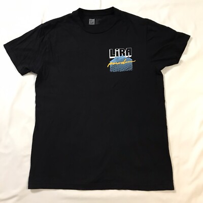 Lira Shirt Mens Medium Black Graphic Short Sleeve | eBay