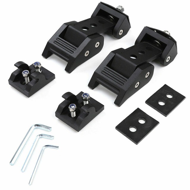 8401 Jeep Cherokee XJ Sport Pair Of Hood Latches Catch Mechanism OEM