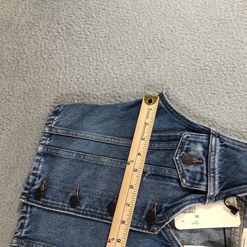 Levis Denim Vest Women’s XS Blue Pockets Western Rodeo - Picture 2 of 17