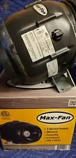 CAN MAX-FAN 8" HO, Used, Clean, Works As It Should,  3-speeds, 932 cfm 