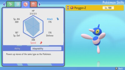 Pokemon Brilliant Diamond Shining Pearl BDSP - Shiny 6IV Max EV Porygon-Z