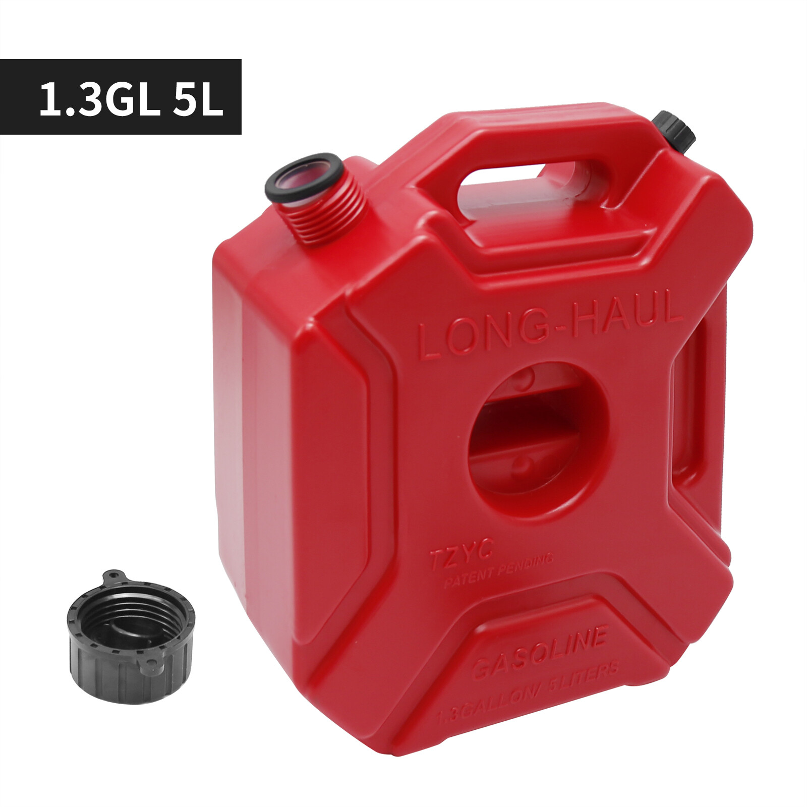 1.3GL 5L Antistatic Fuel Pack Gasoline Plastic Can For Off Road ATV