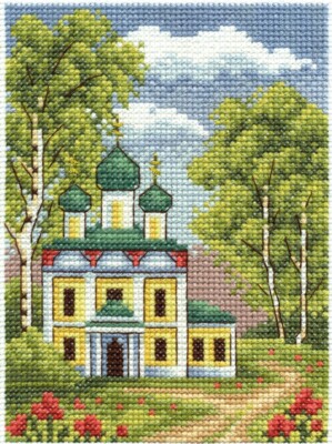 Stickpackung Kreuzstich Vervaco Lanarte Dimensions CT14 11x14,5cm Klart Sommer