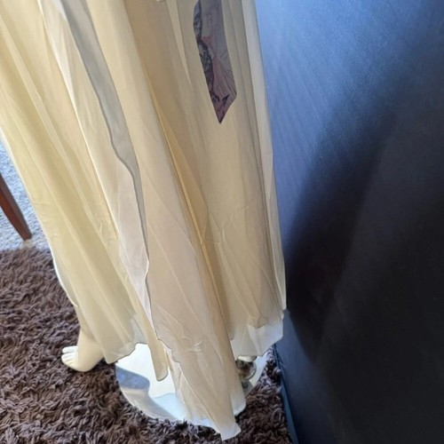 Vintage NWT bridal PEGNOIR SET nightgown long sexy Romantic sz S deadstock - Picture 12 of 13