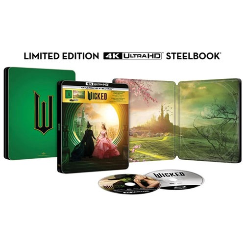 WICKED WALMART EXCLUSIVE 4K UHD BLURAY STEELBOOK *SEALED PLEASE READ DESCRIPTION - Picture 2 of 19