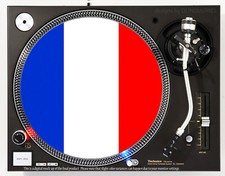 FRANCE FLAG - DJ SLIPMAT 1200's or any turntable, record player
