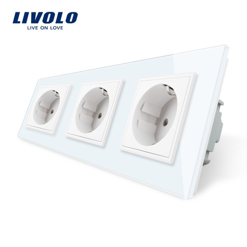 Livolo Lichtschalter Wasserdicht Funkschalter Wandsteckdose Steckdose Weiss - Bild 29 von 77