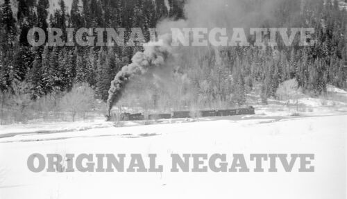 Orig 1953 Negative - Denver & Rio Grande Western D&RGW 318 Ridgway Colorado RGS - Afbeelding 1 van 1