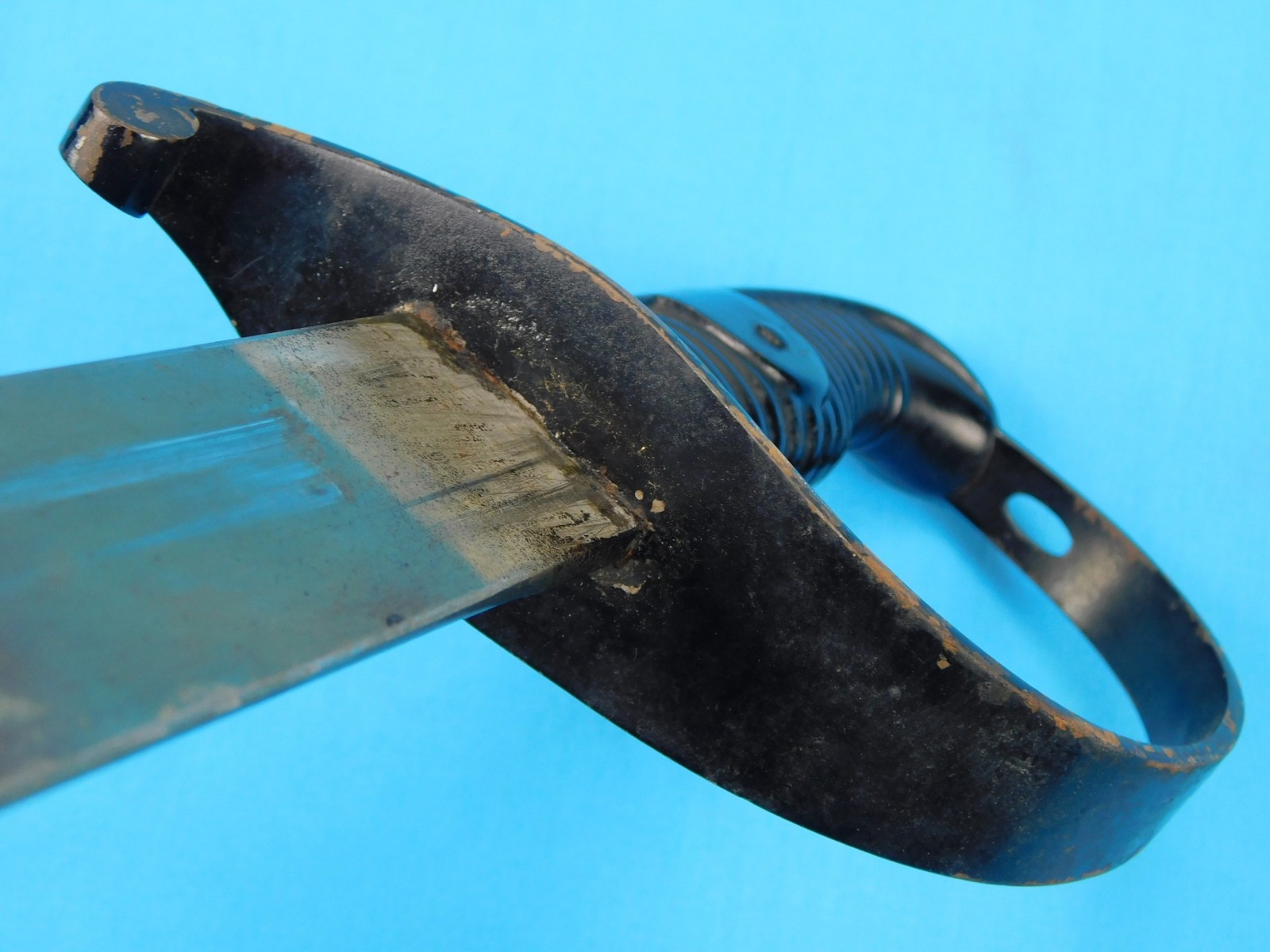 Antique Argentina WW1 German Made Large & Heavy Sword w/ Scabbard