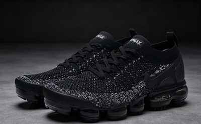 Free Shipping Air VaporMax Flyknit 2 'Grey Black' 942842-012