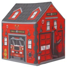 Casetta Tenda da Gioco per Bambini Stazione dei Pompieri per Cameretta