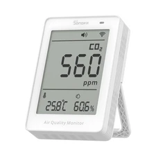 SONOFF WiFi CO2 Meter Air Quality Monitor Alarm Matter Over Temperature Humidity