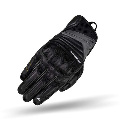 Rush Motorcycle Gloves Men Leather Textile Short Summer Biker Armoured Protec...