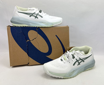 ASICS Gel-Resolution X Sneaker Tennis Shoes White/Monument Blue Women's 8W NIB