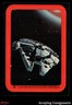 1977 Topps Star Wars Stickers #21 The Millennium Falcon Spee