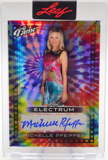 Michelle Pfeiffer Auto 1/1 Tie-Dye 2025 Leaf Electrum Fame #F-MP1