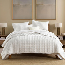 Reversible 100 Cotton California King Comforter Set with 2 Pillow Shams