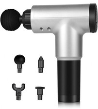 Massage Gun Percussion Massager Deep Tissue Muscle Vibrating Relaxing 4 Heads