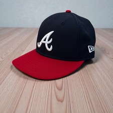 Atlanta Braves New Era 59fifty Fitted 7 1/8 MLB Official On Field Baseball Hat