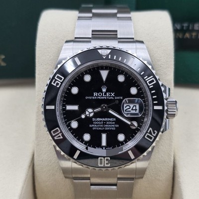 NEW 2026 Rolex Submariner Date 41mm Stainless Steel Black Ceramic