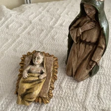 Southern Living At Home Santos Nativity Madonna & Child Set Of 2~ 70072 NWOB