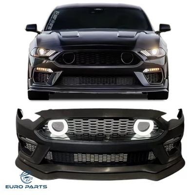 #ad For 2018 2023 Ford Mustang Mach 1 Style Front Bumper Cover with Lip LED Grille $575.00