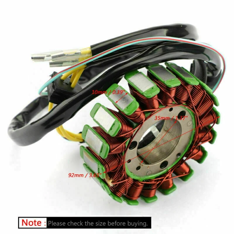 Alternator Magneto Stator Coil 18 Poles For Honda XR 250 L XR250L 1991-1996 USA Foto 2 de 4