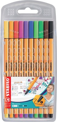 Stabilo  Fineliner point 88  Etui, mit 10 Stiften; Packungsinhalt: 10 Stifte