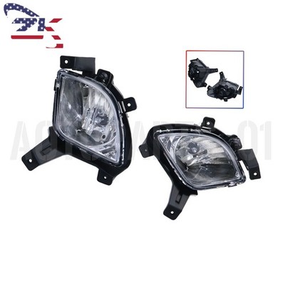 Fog Lights Lamps Assembly Left Right Side For 2010-2015 Hyundai Tucson